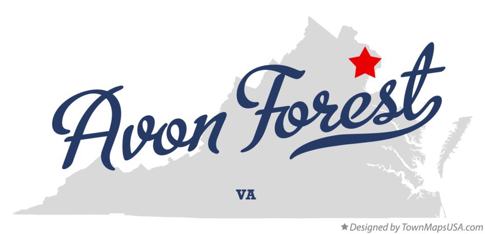 Map of Avon Forest Virginia VA