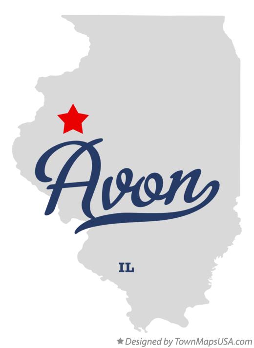 Map of Avon Illinois IL