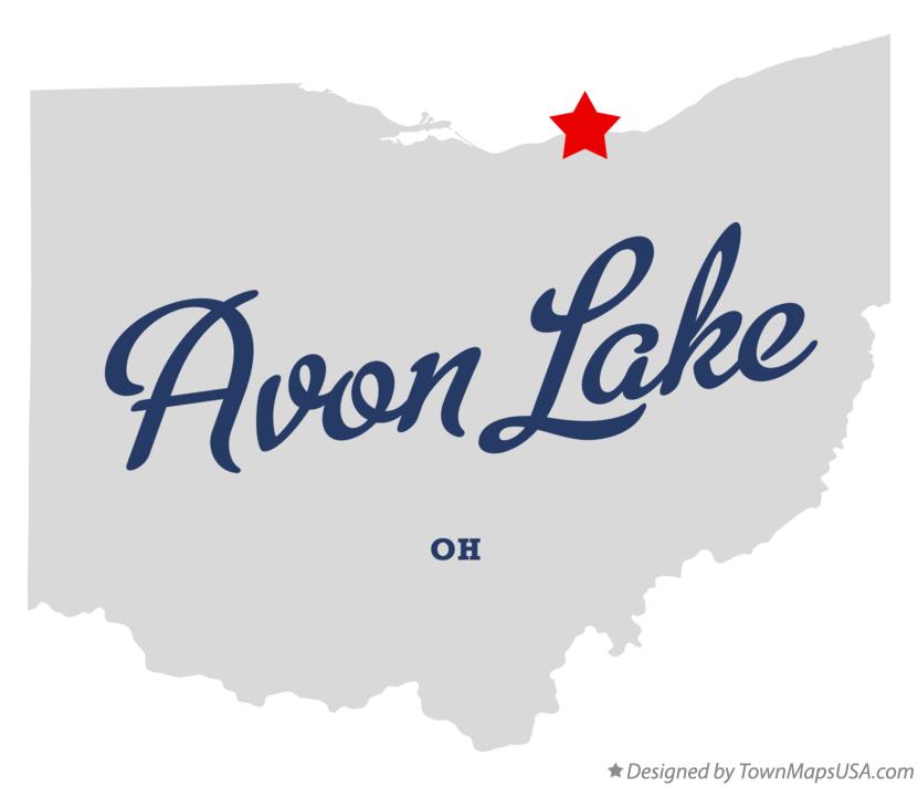 Map of Avon Lake Ohio OH