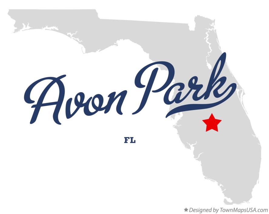 Map of Avon Park Florida FL