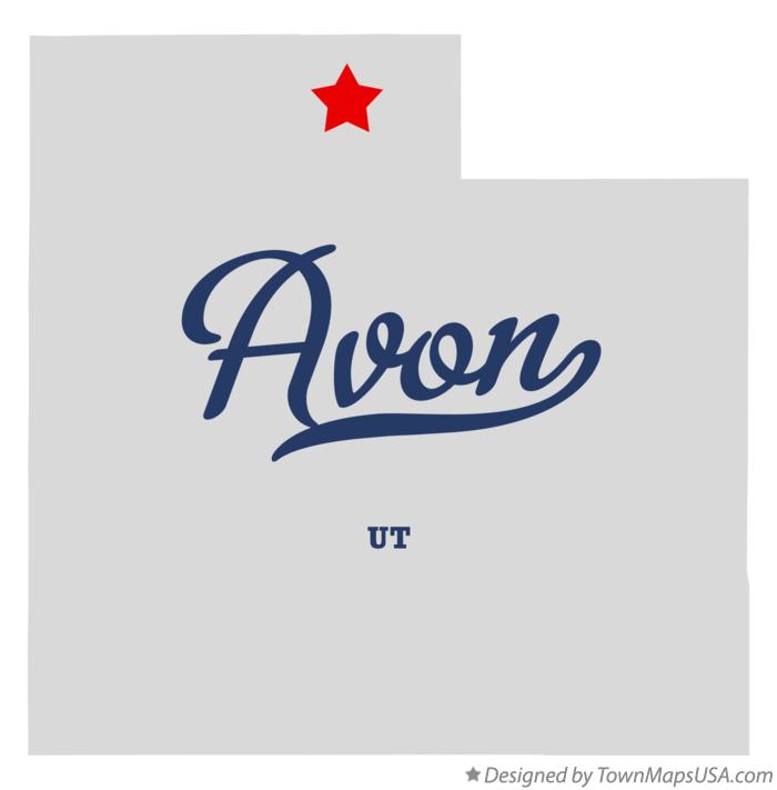 Map of Avon Utah UT