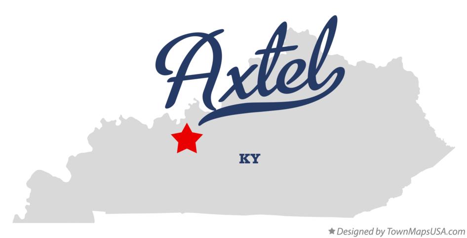 Map of Axtel Kentucky KY