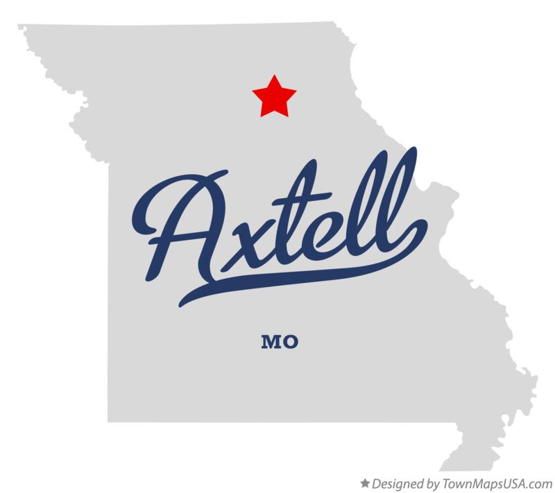 Map of Axtell Missouri MO