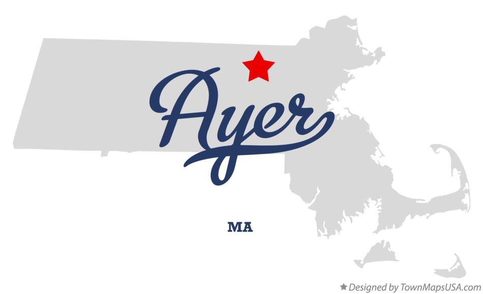 Map of Ayer Massachusetts MA