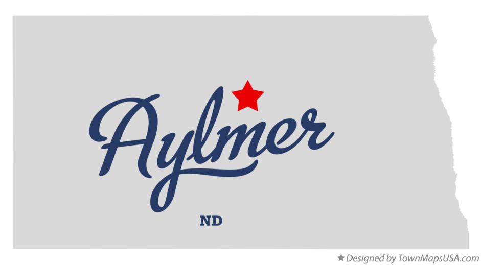 Map of Aylmer North Dakota ND