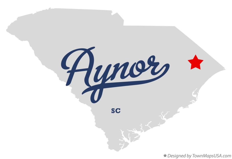 Map of Aynor South Carolina SC