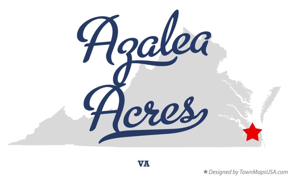 Map of Azalea Acres Virginia VA