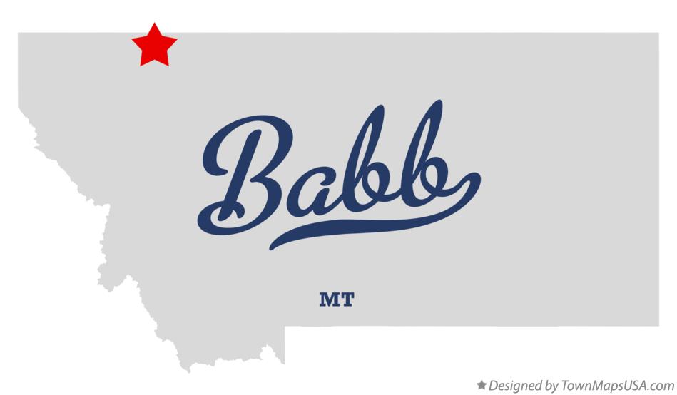 Map of Babb Montana MT