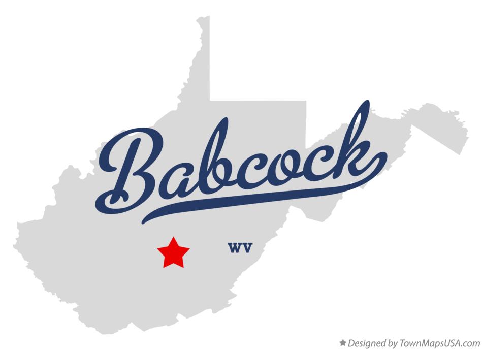 Map of Babcock West Virginia WV