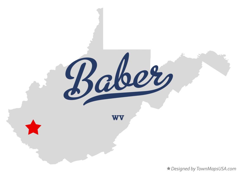 Map of Baber West Virginia WV
