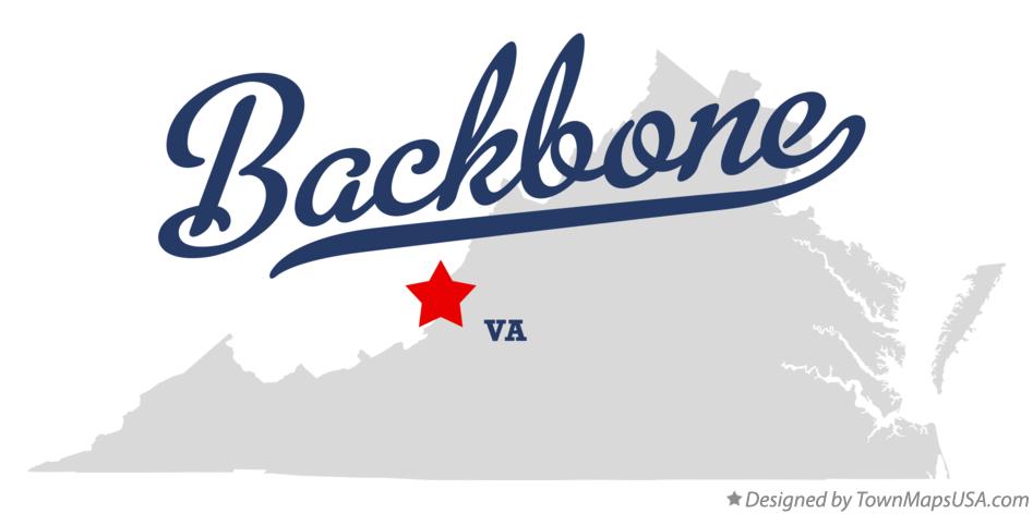 Map of Backbone Virginia VA