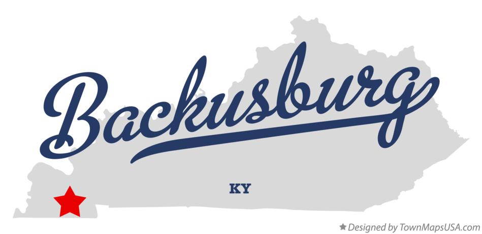Map of Backusburg Kentucky KY