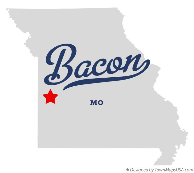Map of Bacon Missouri MO