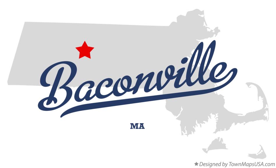 Map of Baconville Massachusetts MA