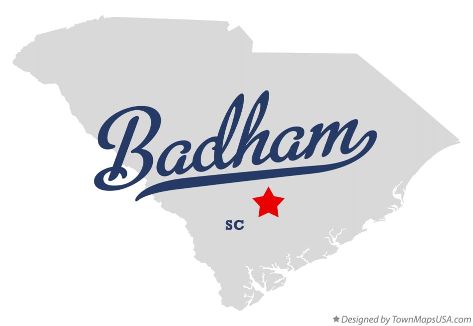 Map of Badham South Carolina SC