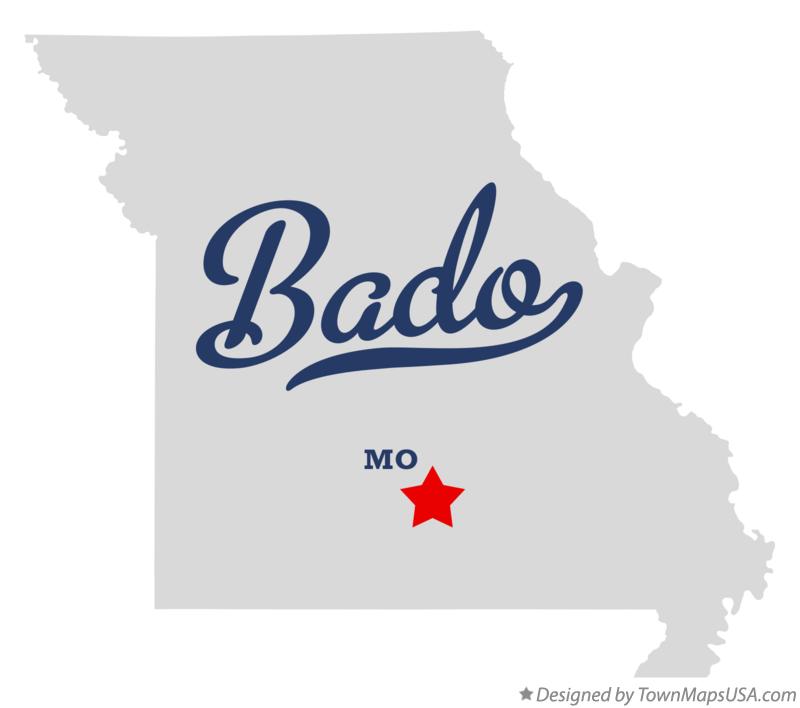 Map of Bado Missouri MO