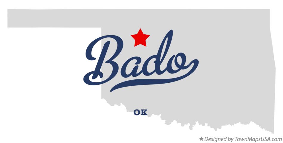 Map of Bado Oklahoma OK