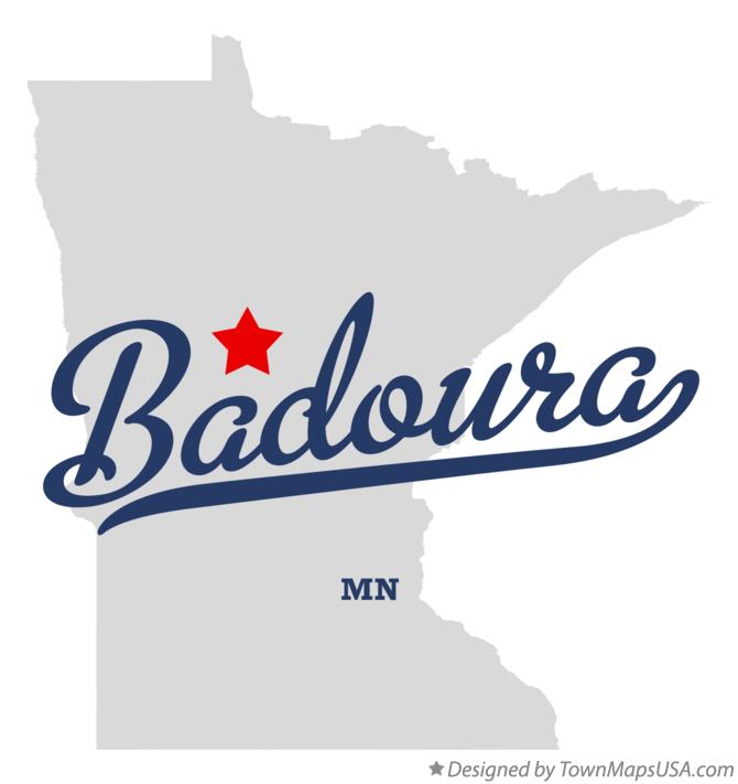 Map of Badoura Minnesota MN
