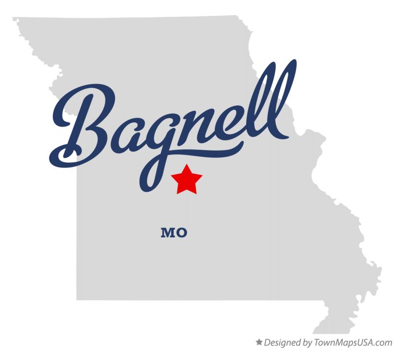Map of Bagnell Missouri MO