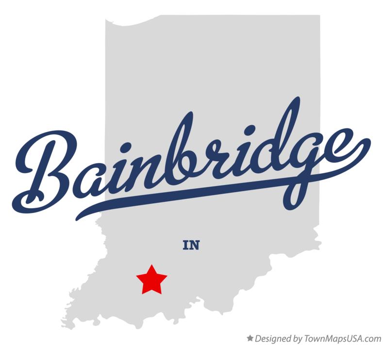 Map of Bainbridge Indiana IN