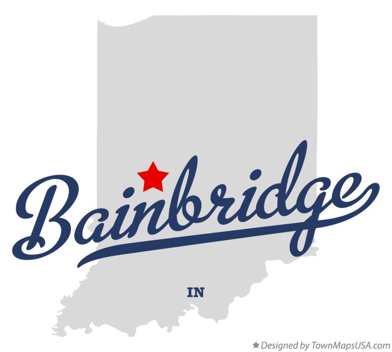 Map of Bainbridge Indiana IN