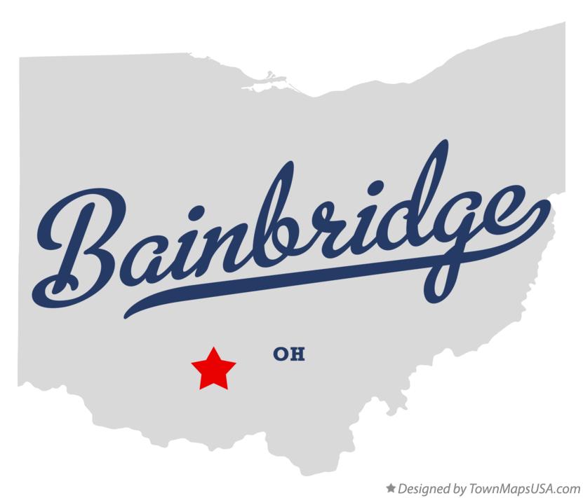 Map of Bainbridge Ohio OH