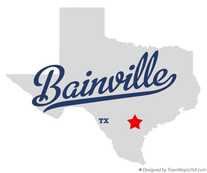 Map of Bainville Texas TX