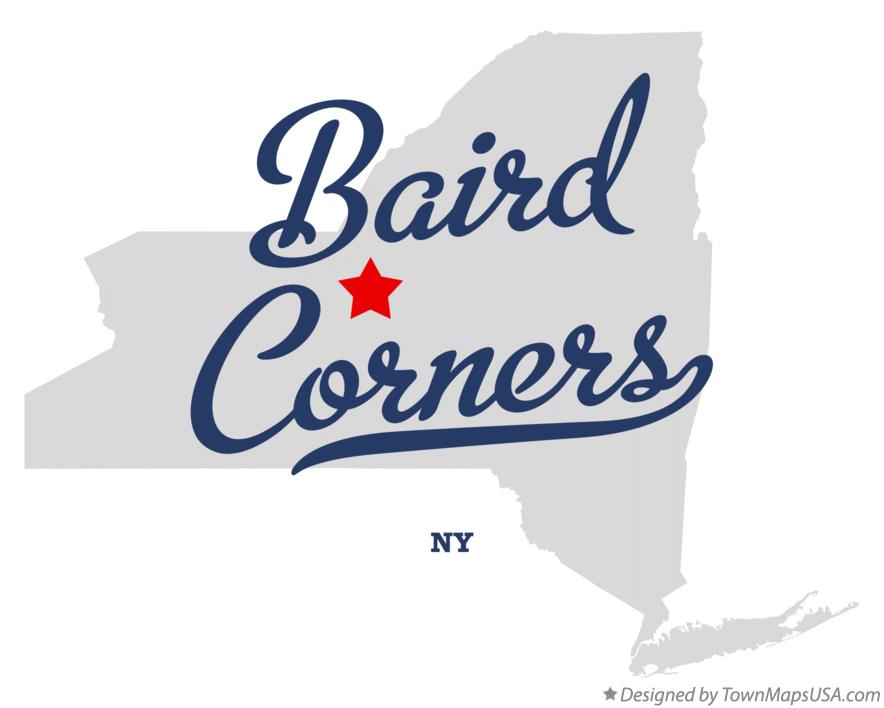 Map of Baird Corners New York NY