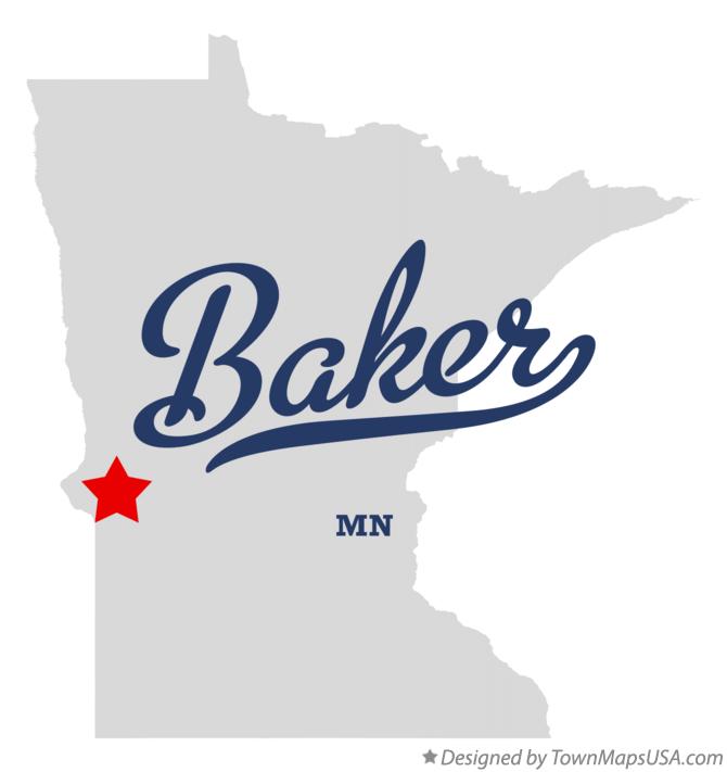 Map of Baker Minnesota MN