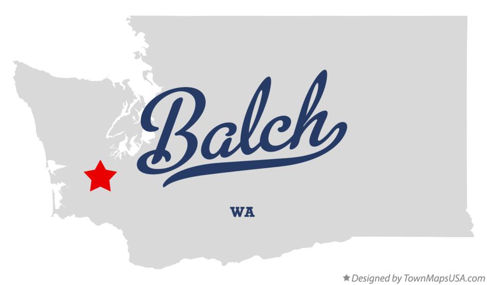 Map of Balch Washington WA