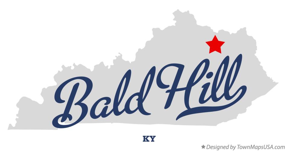 Map of Bald Hill Kentucky KY