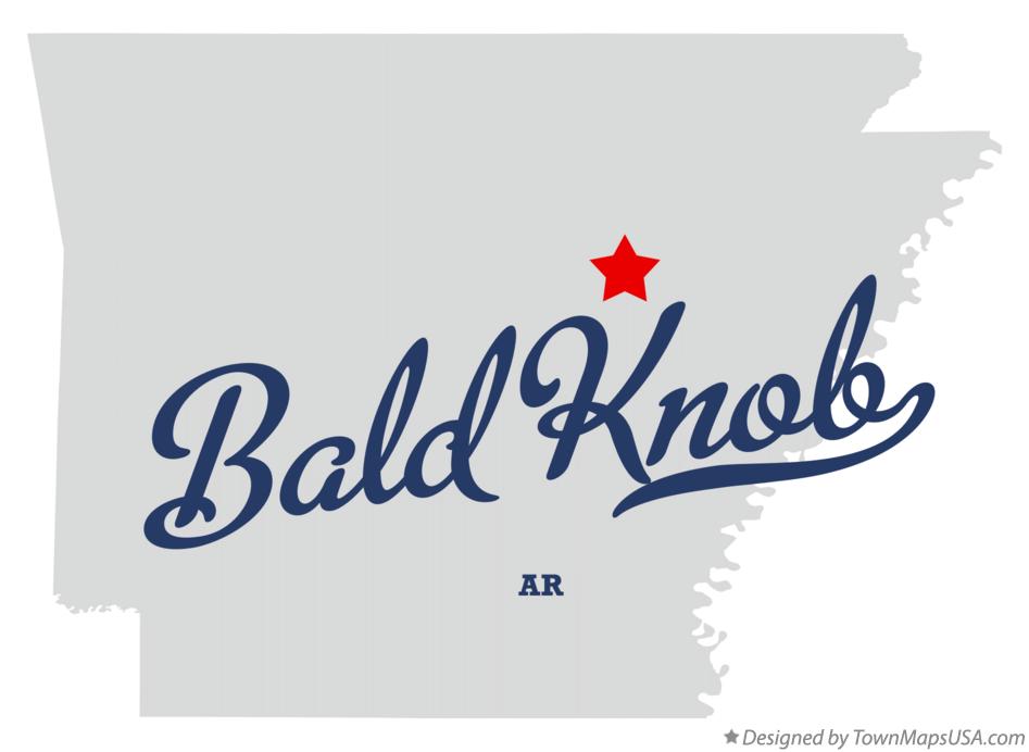 Map of Bald Knob Arkansas AR