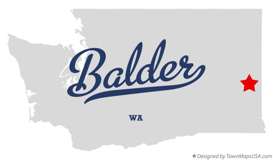 Map of Balder Washington WA