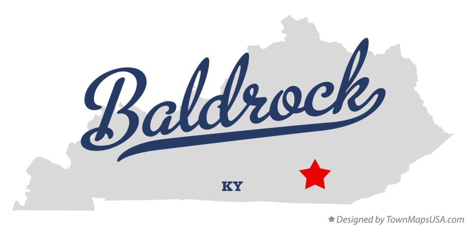 Map of Baldrock Kentucky KY