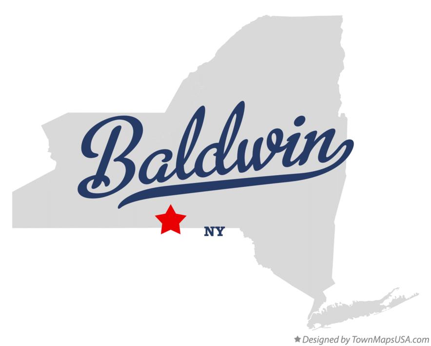 Map of Baldwin New York NY