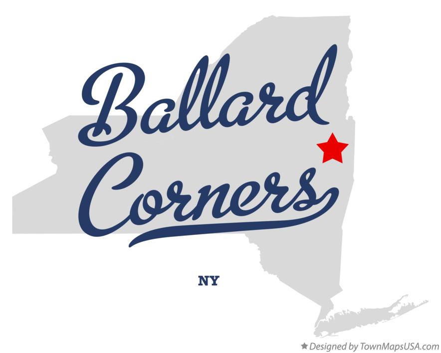 Map of Ballard Corners New York NY