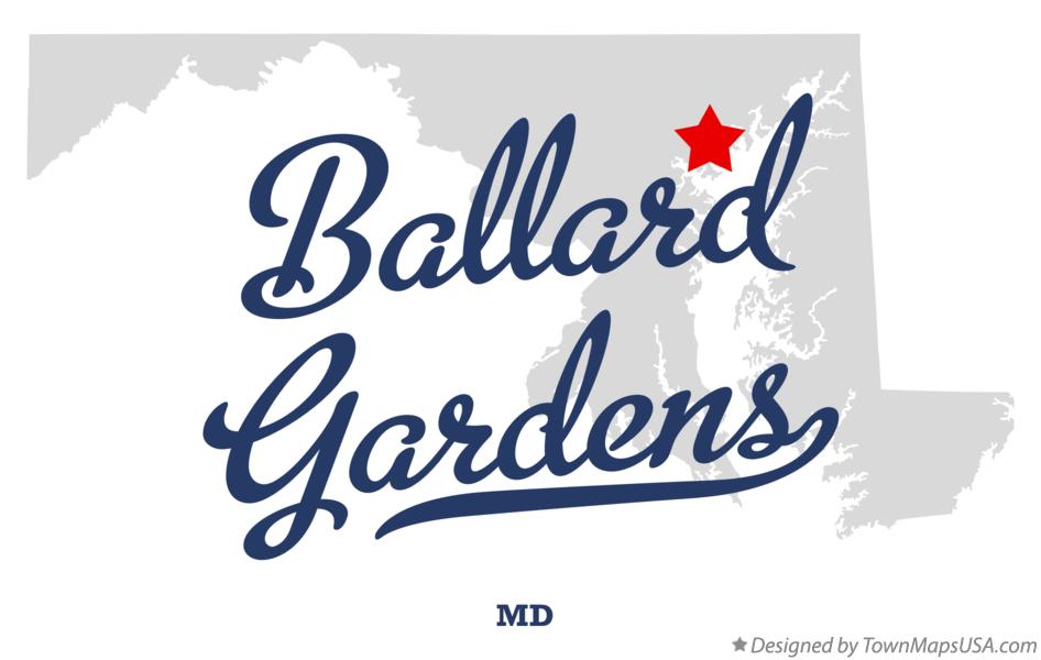 Map of Ballard Gardens Maryland MD