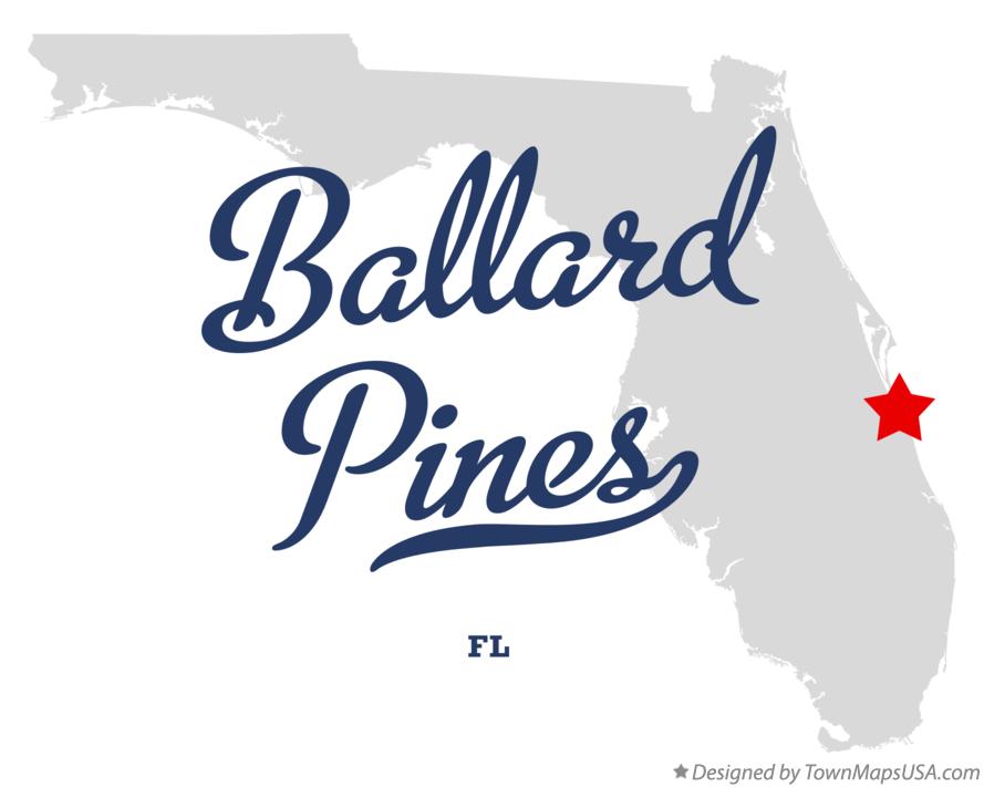 Map of Ballard Pines Florida FL