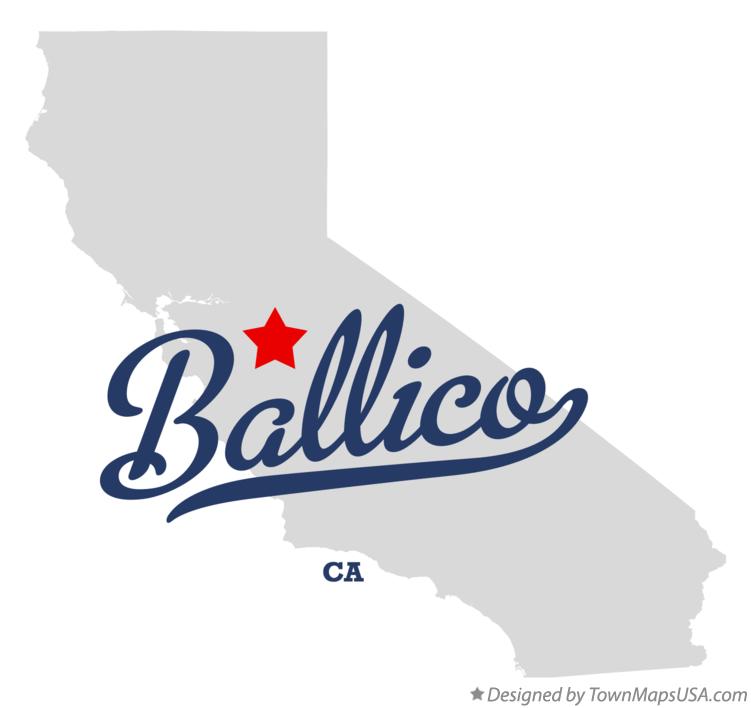 Map of Ballico California CA