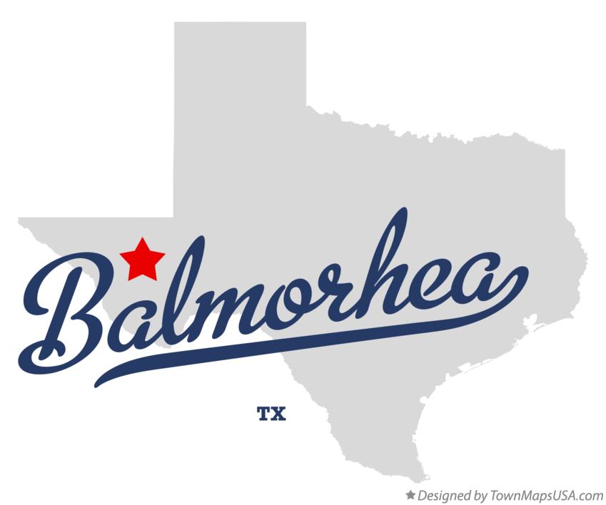 Map of Balmorhea Texas TX