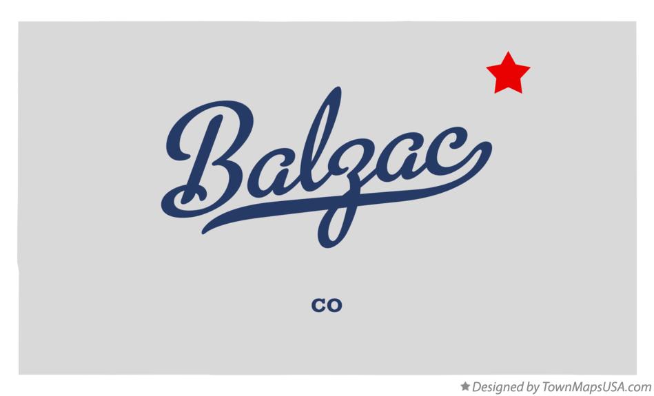 Map of Balzac Colorado CO