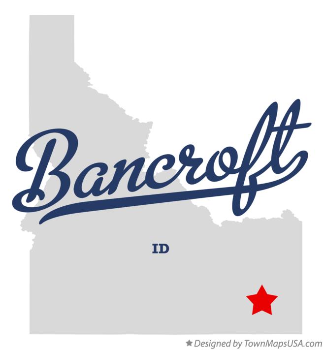 Map of Bancroft Idaho ID