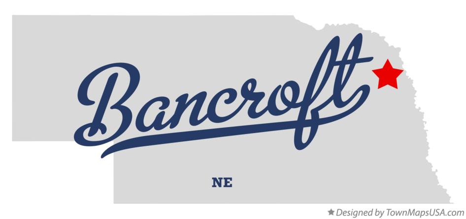 Map of Bancroft Nebraska NE