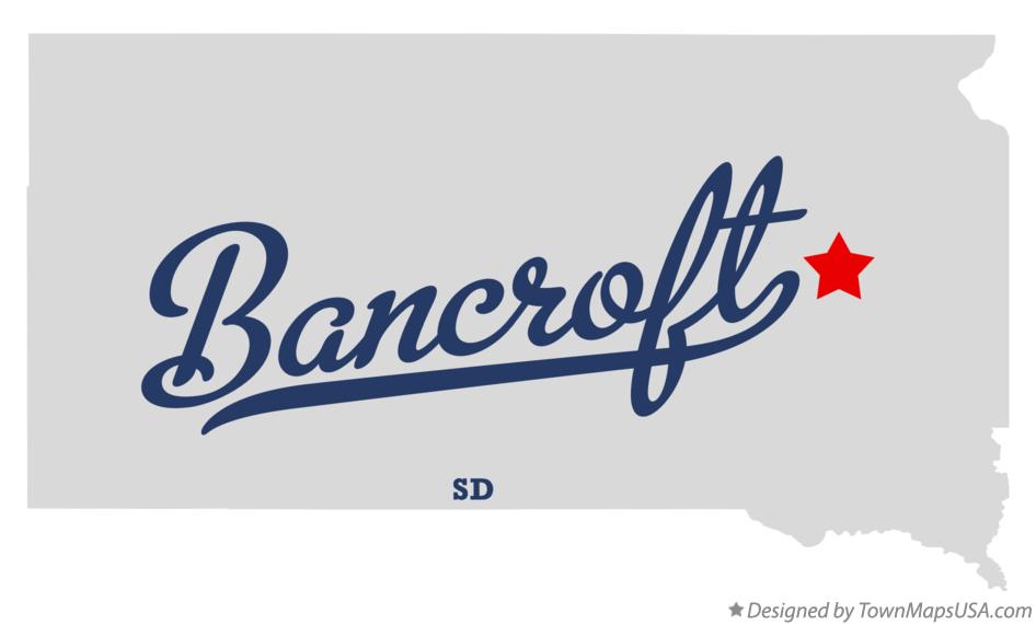 Map of Bancroft South Dakota SD