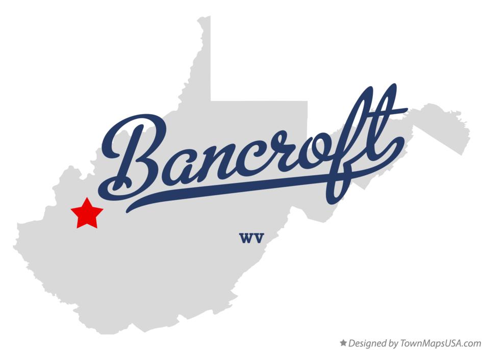 Map of Bancroft West Virginia WV