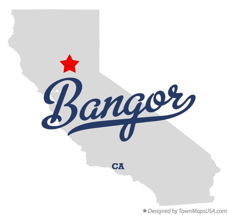 Map of Bangor California CA