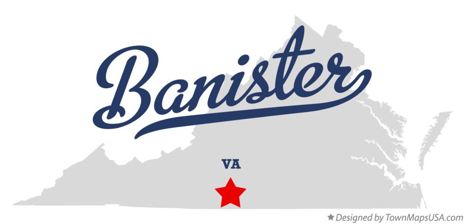 Map of Banister Virginia VA