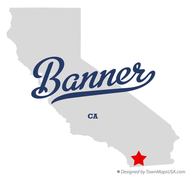 Map of Banner California CA
