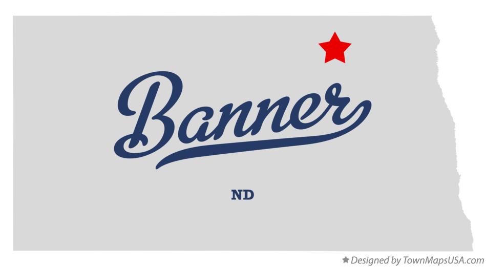Map of Banner North Dakota ND