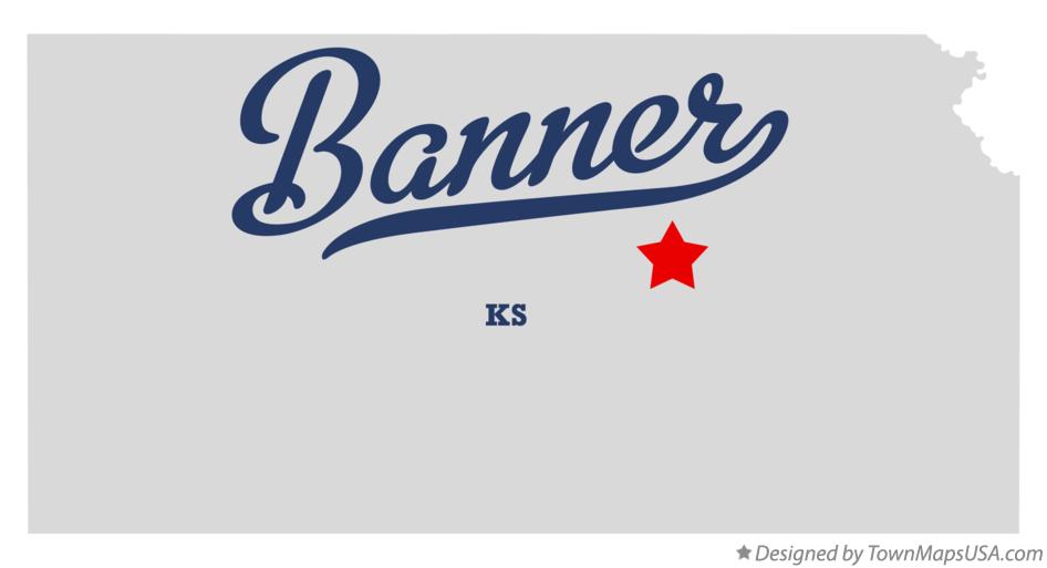 Map of Banner Kansas KS